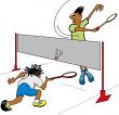 Powiatowe zawody w badmintona w Terpentynie